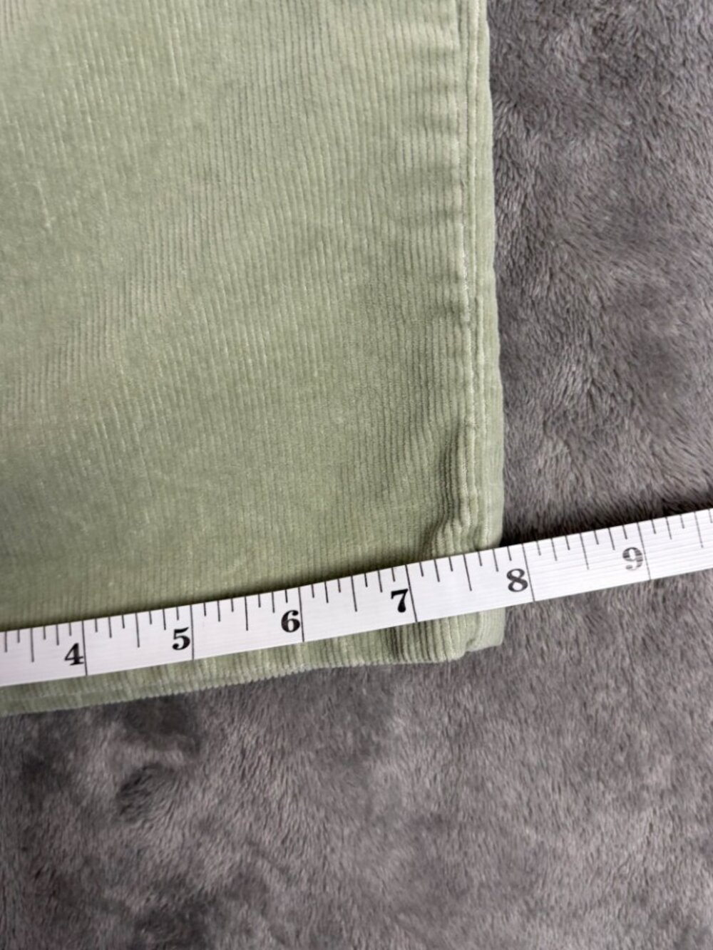 Charter Club Corduroy Pants Women's 10 Green Laura Fit Normcore Retro Academia - Picture 7 of 8